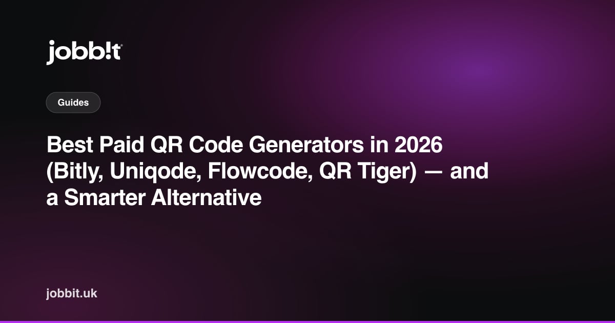 2026年おすすめ有料QRコード作成ツール(Bitly・Uniqode・Flowcode・QR Tiger)と、もっと賢い選択肢
