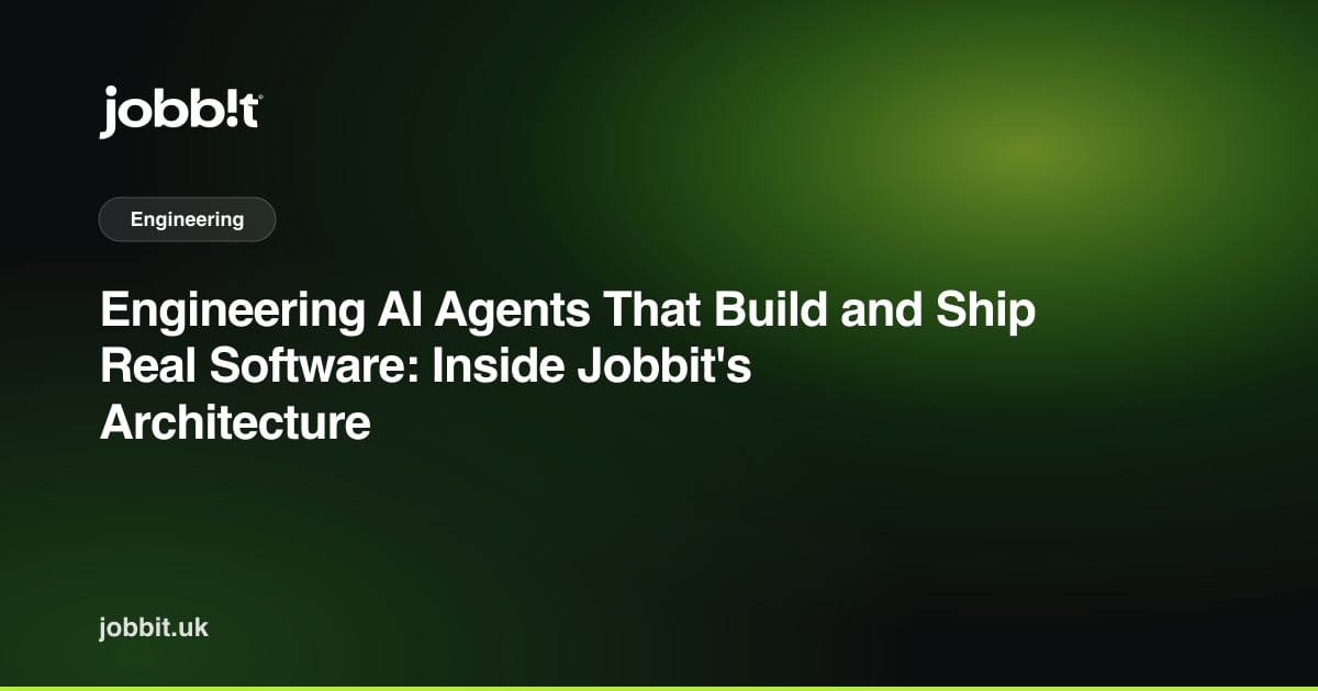 ソフトウェアを実際に作って出荷するAIエージェントの設計:Jobbitのアーキテクチャ徹底解説