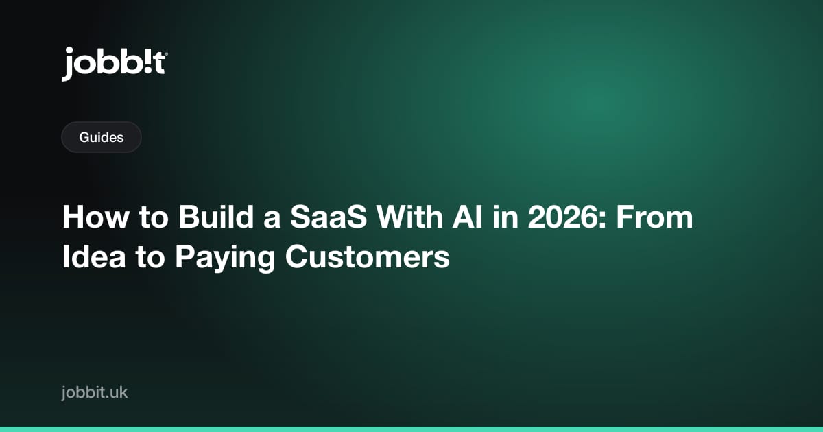 How to Build a SaaS With AI in 2026: From Idea to Paying Customers